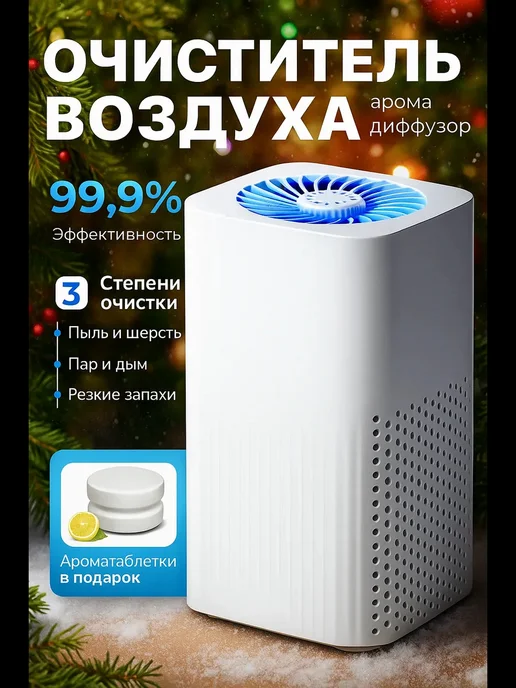 Очиститель и ионизатор воздуха для дома 34м², 34 м, фото 2