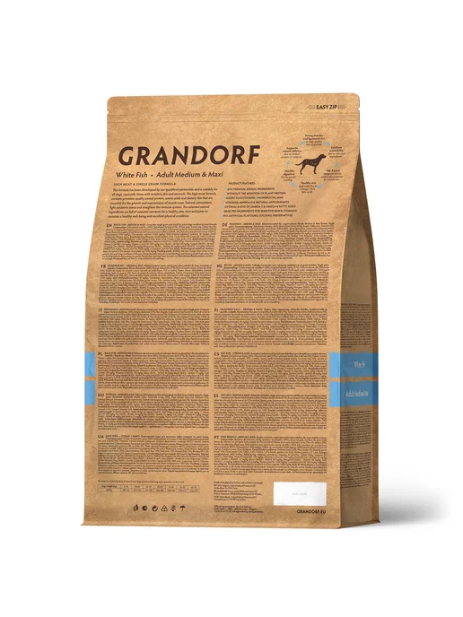 Сухой корм Grandorf' Белая для собак, рыба, 3 кг, фото 2