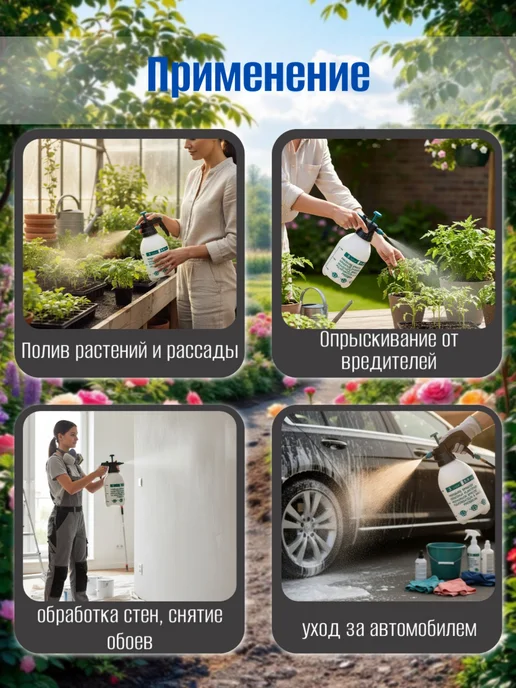 Опрыскиватель Пневматический садовый помповый, 1шт по 3л, 3 л, фото 4