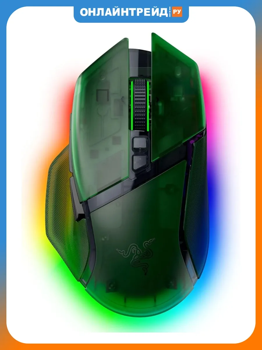 Razer Мышь Basilisk V3 Pro 35K - Phantom Green Ed. Mouse