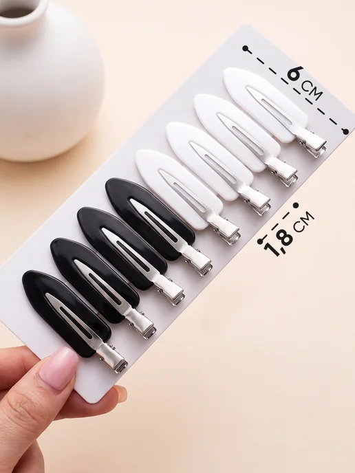 ClickClack Заколки для волос зажимы, черный, фото 5