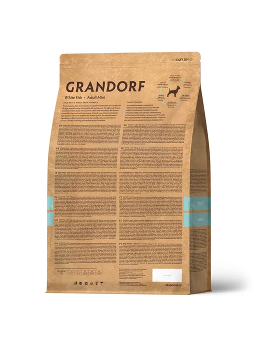 Сухой корм Grandorf' Белая для собак, мелкие, рыба, 3 кг, фото 2