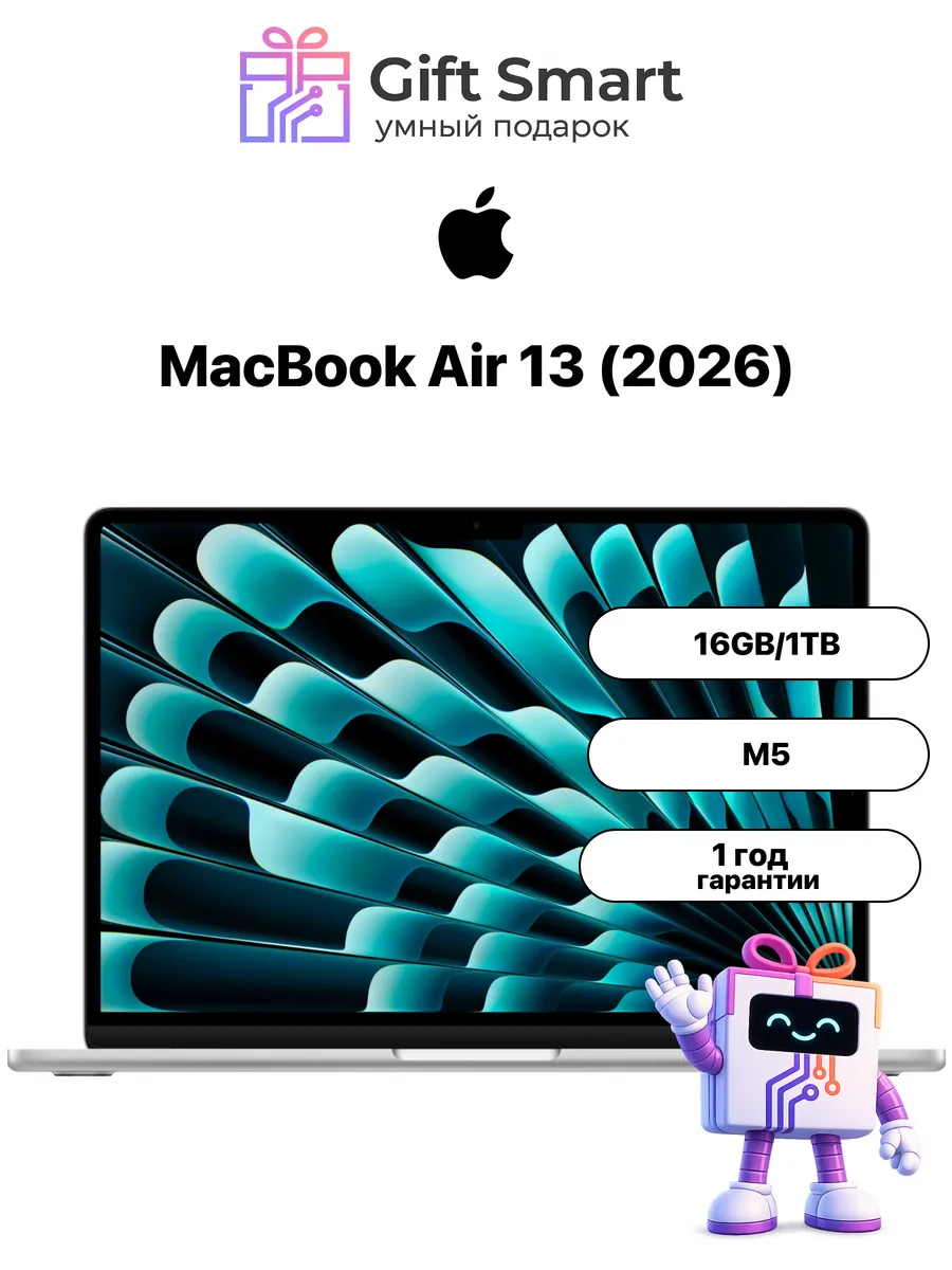 Apple MacBook Air 13 2026 M5 16 1TB Silver