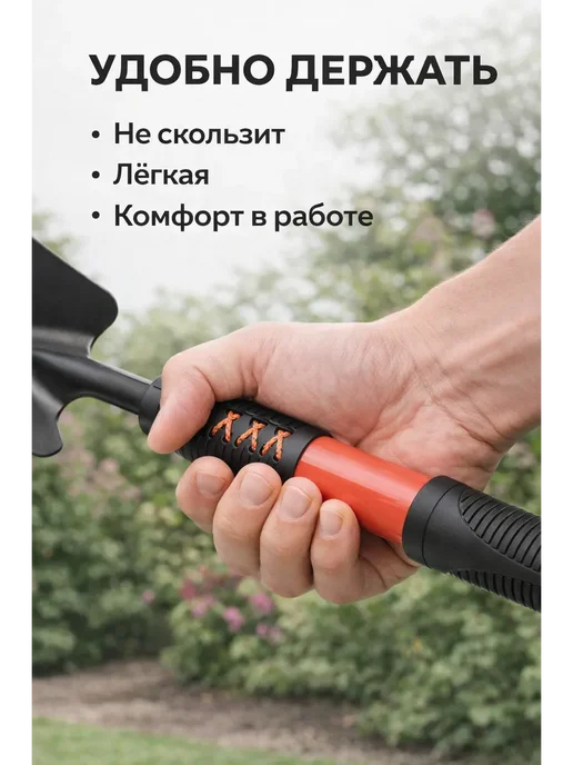 МАДФЛАП Лопатка садовая ручная мини лопата для посадки, вариант, фото 4