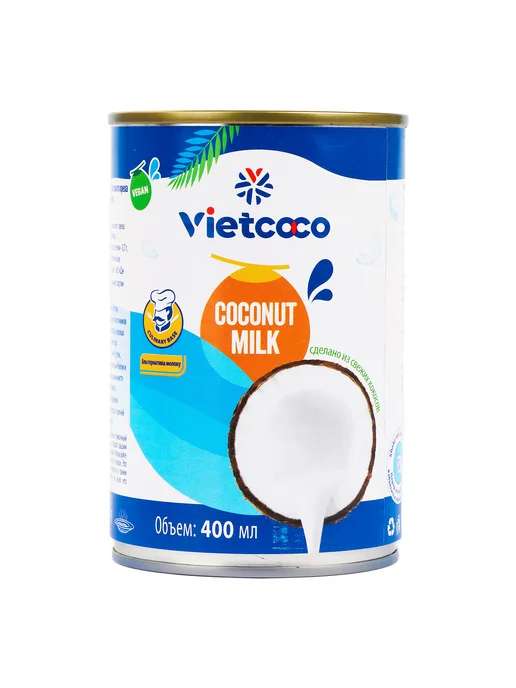 VietCOCO Кокосовое молоко 400 мл, 400 мл, фото 8
