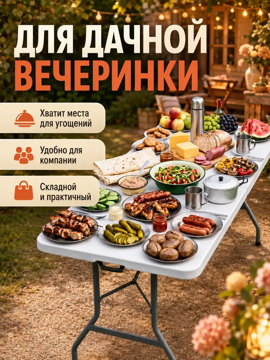 Стол туристический складной