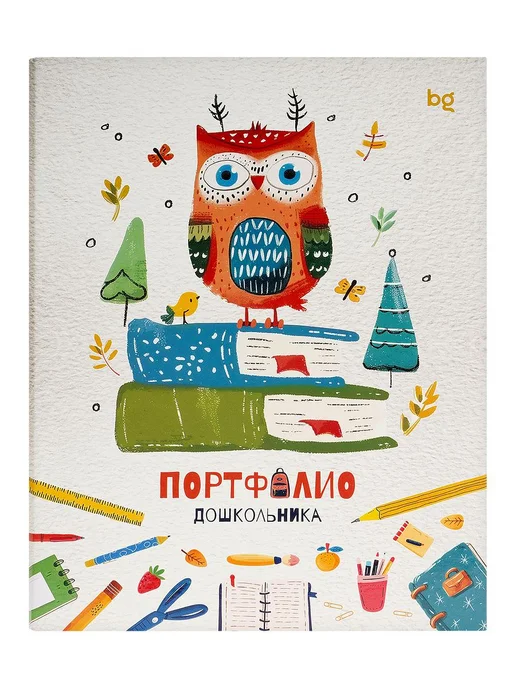 BG 1шт. Папка-портфолио 7БЦ А4 на 4 кольцах для дошкольника С, 1 шт, фото 2