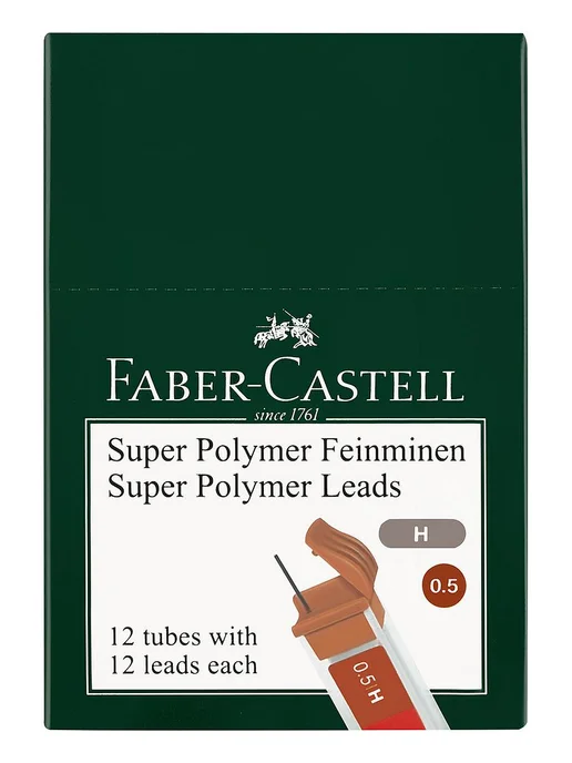 24шт. Грифели для механических карандашей Polymer 12шт, 24 шт, 12 шт, фото 4