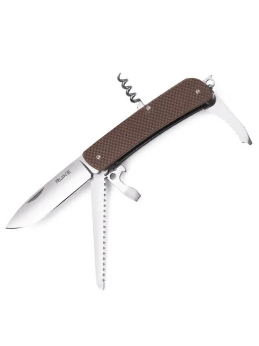 Ruike Нож multi-functional L32-N коричневвый, коричневый, складной