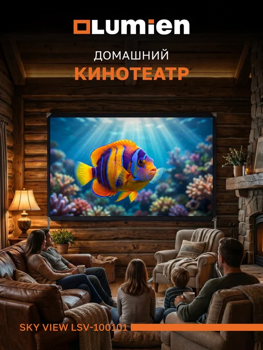 Lumien Экран с двойным штативом Sky View, 186х105, 186x105, фото 7