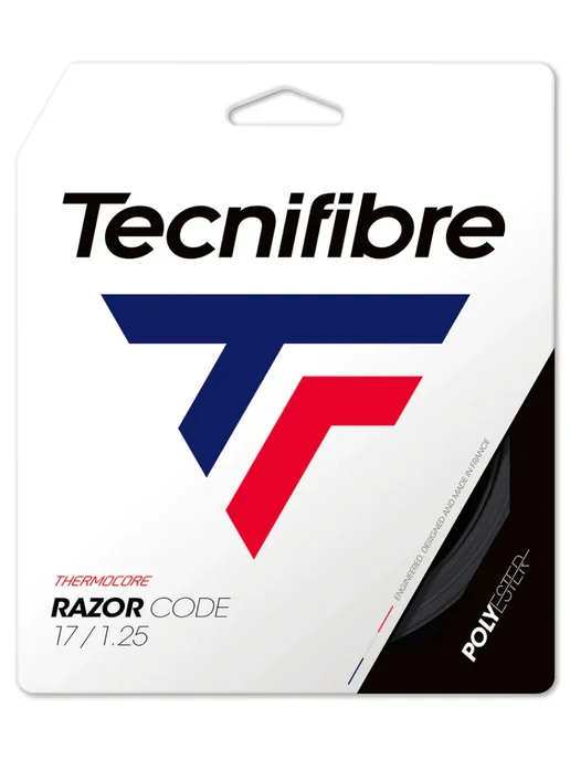 Tecnifibre Струна для тенниса Razor Code 12м, серая, 1.25, 12 м
