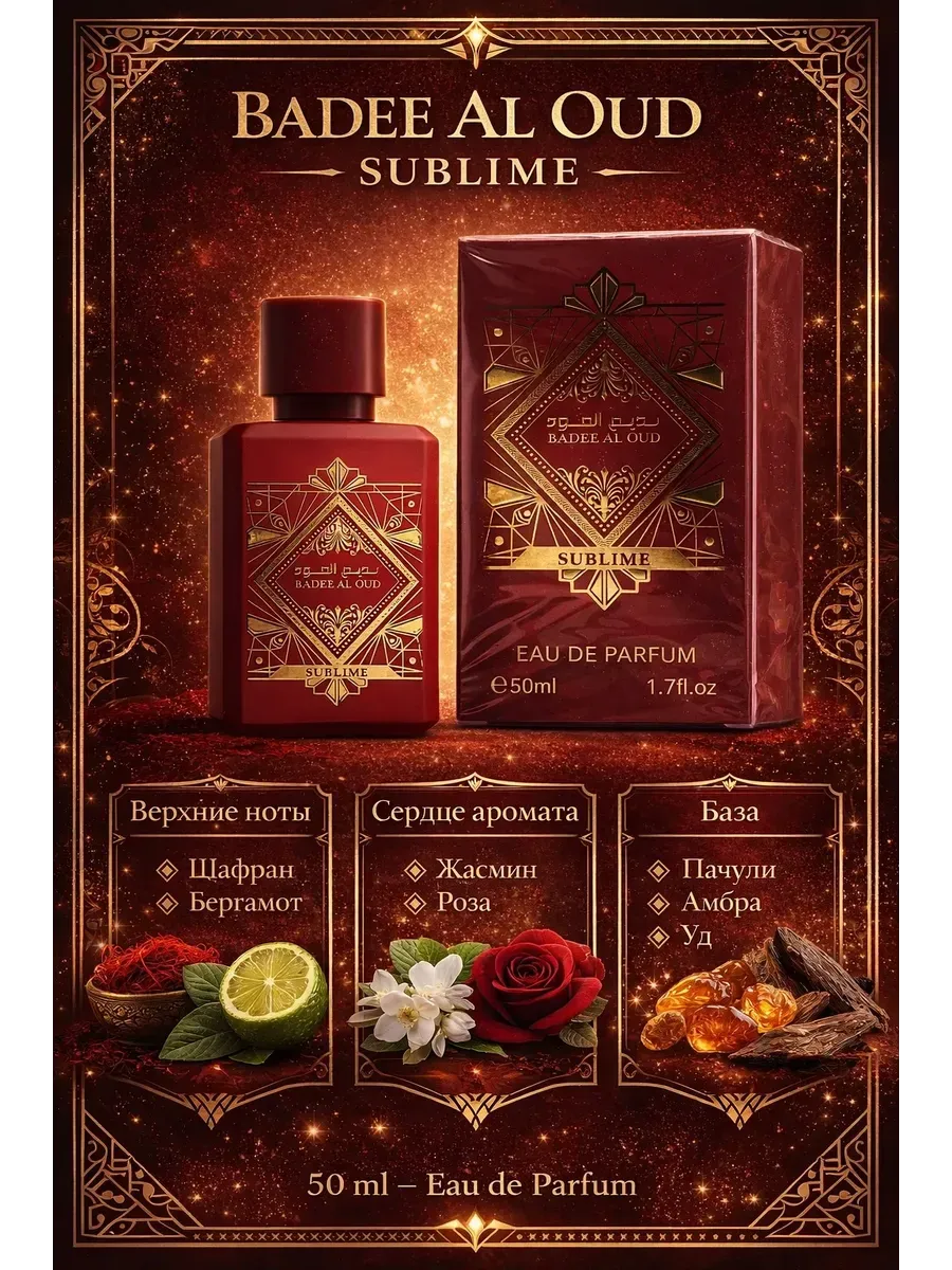 Духи Bade'e Al Oud Sublime 50 мл