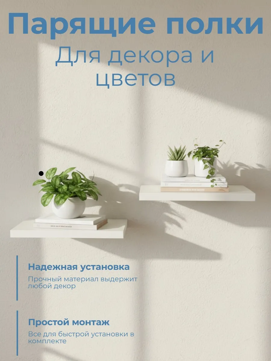 полка для цветов настенная 2шт