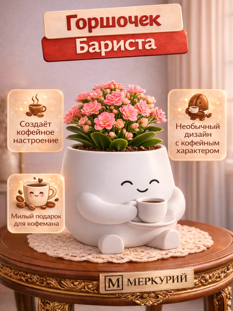 Горшок для цветов кактусов алое и суккулентов