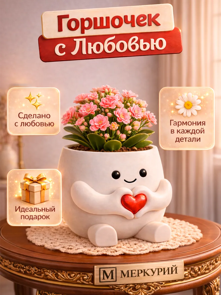 Горшок для цветов кактусов алое и суккулентов