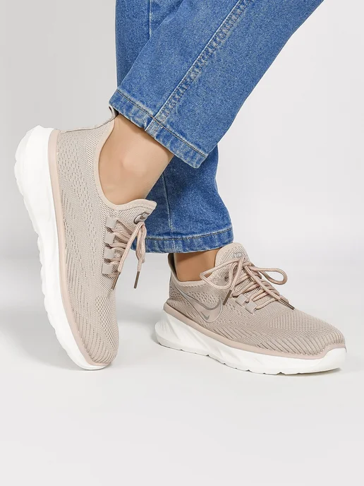 Nike Кроссовки легкие текстильные летние, розовый, фото 2
