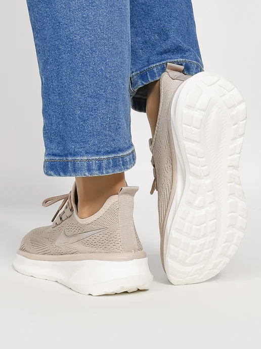 Nike Кроссовки легкие текстильные летние, розовый, фото 5