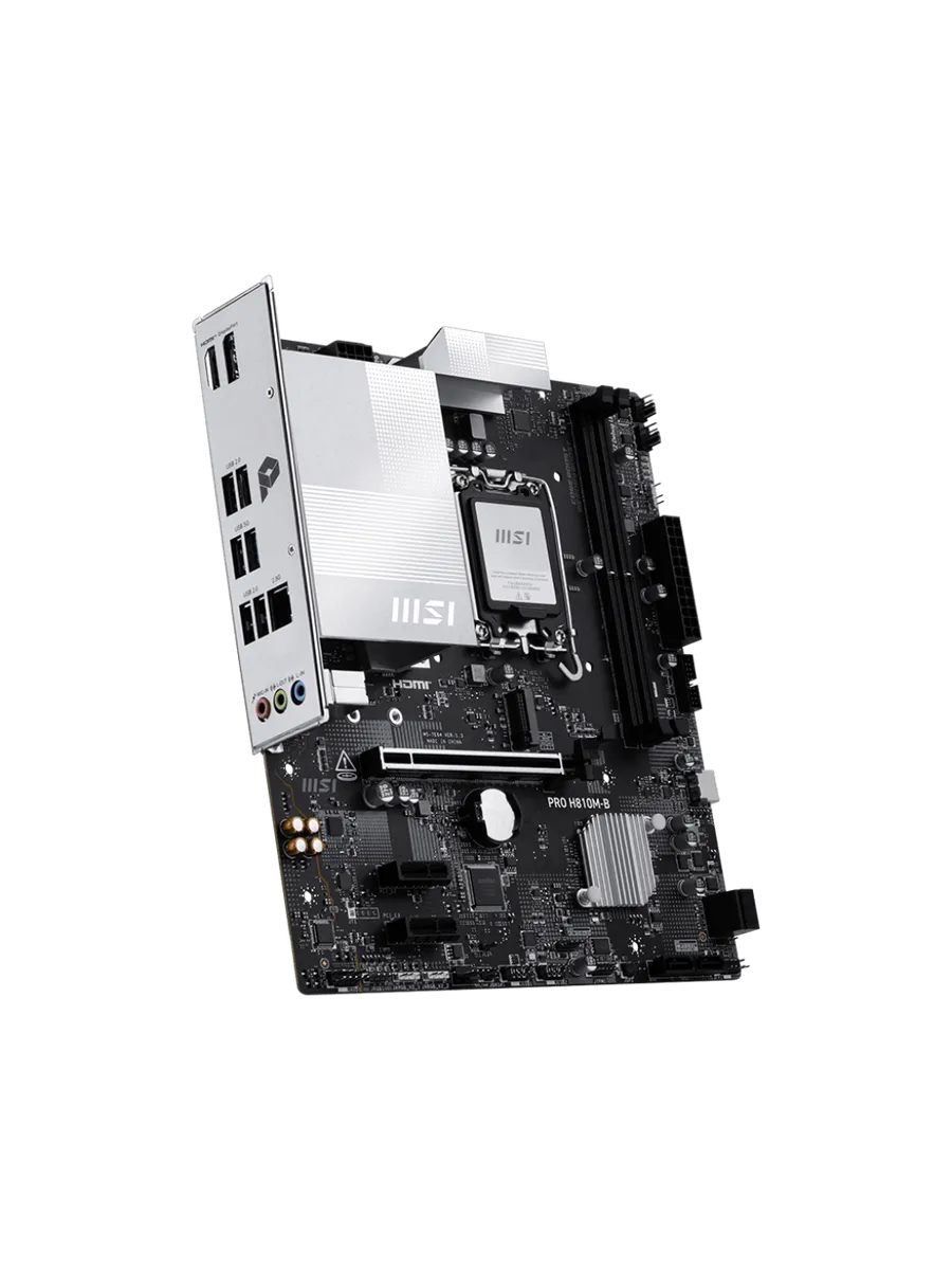 Материнская плата PRO H810M-B LGA1851 2xDDR5 4xSATA3 RAID MSI 964968159 купить за 11 671 ₽ в интернет‑магазине Wildberries