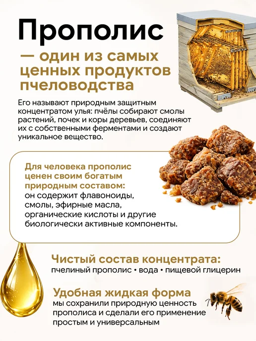 Концентрат прополиса 30%, вариант, фото 7