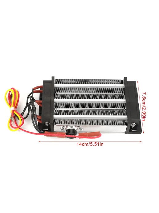Нагревательный элемент PTC 750W керамика, размер 140 76 мм, 750 Вт, фото 5
