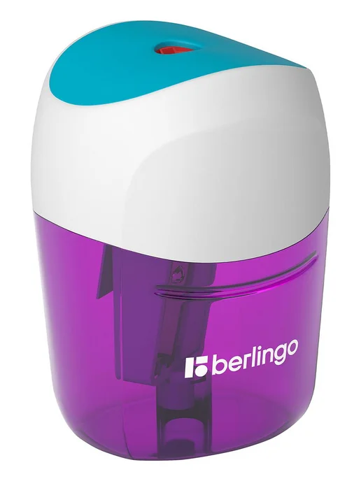 Berlingo 1шт. Точилка пластиковая SuperTwist 1 отверстие контейнер, 1 шт, фото 3