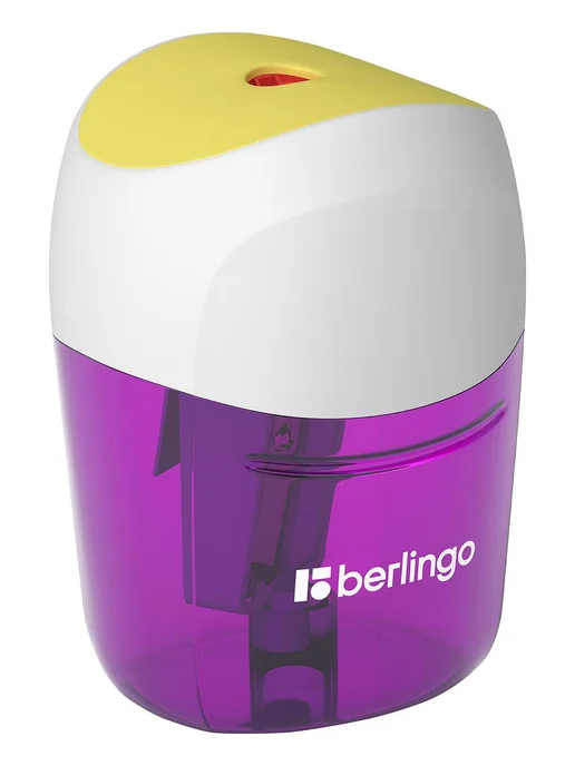 Berlingo 1шт. Точилка пластиковая SuperTwist 1 отверстие контейнер, 1 шт, фото 7