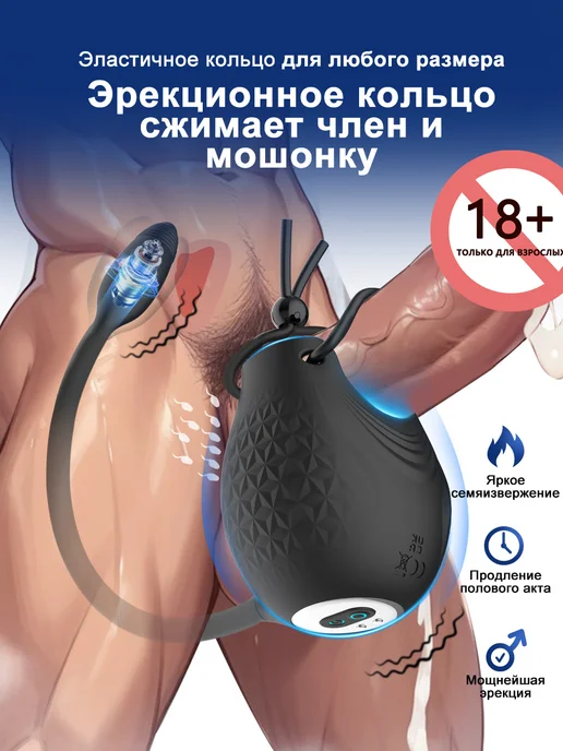 GPUNTO Секс игрушки 18+ анальная пробка виброкольцо, вариант