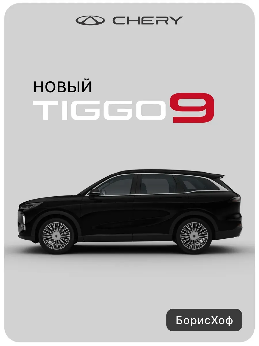 Tiggo 9 2.0T 8AT Ultra 4WD (черный)
