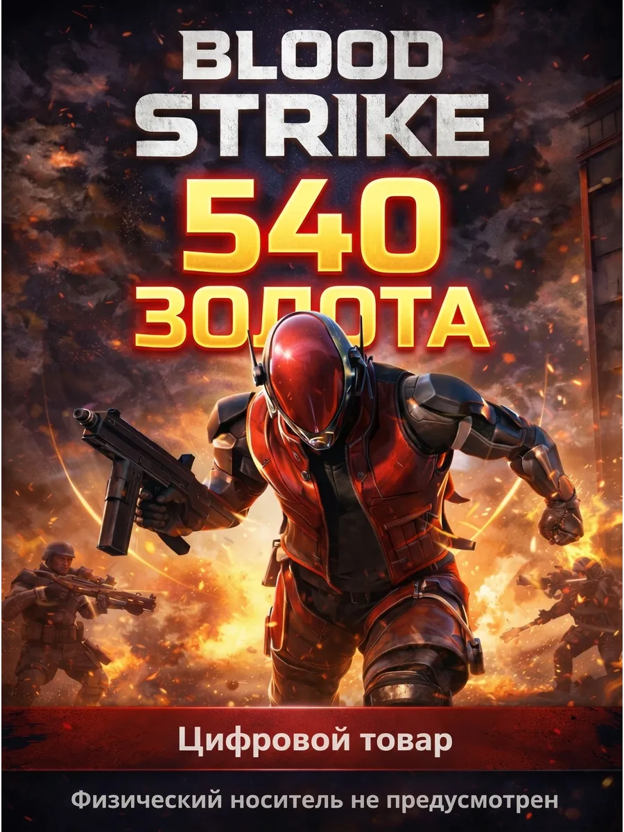 Пополнение Blood Strike 540 золота | цифровой товар