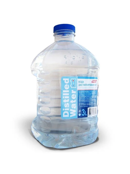 Вода дистиллированная, 3л, 3 л