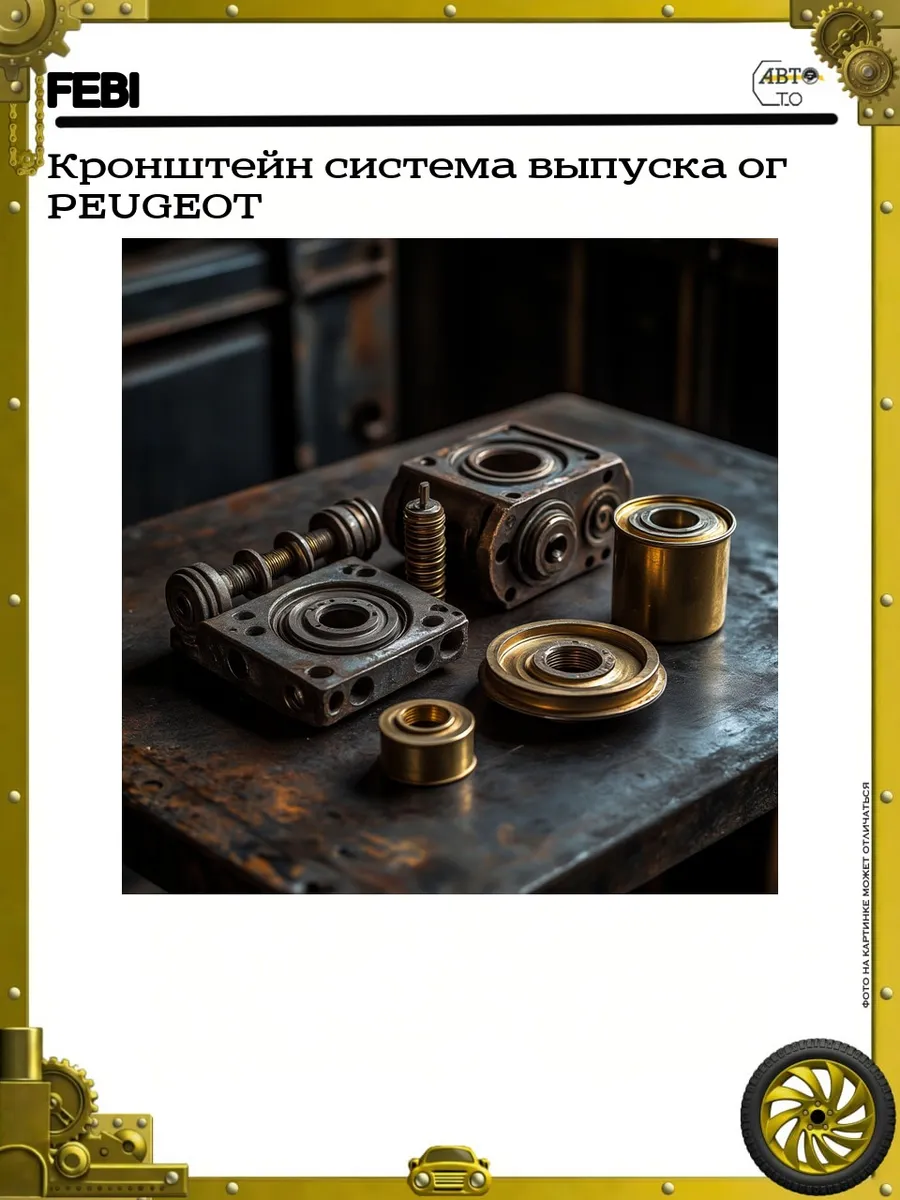 Кронштейн система выпуска ог PEUGEOT