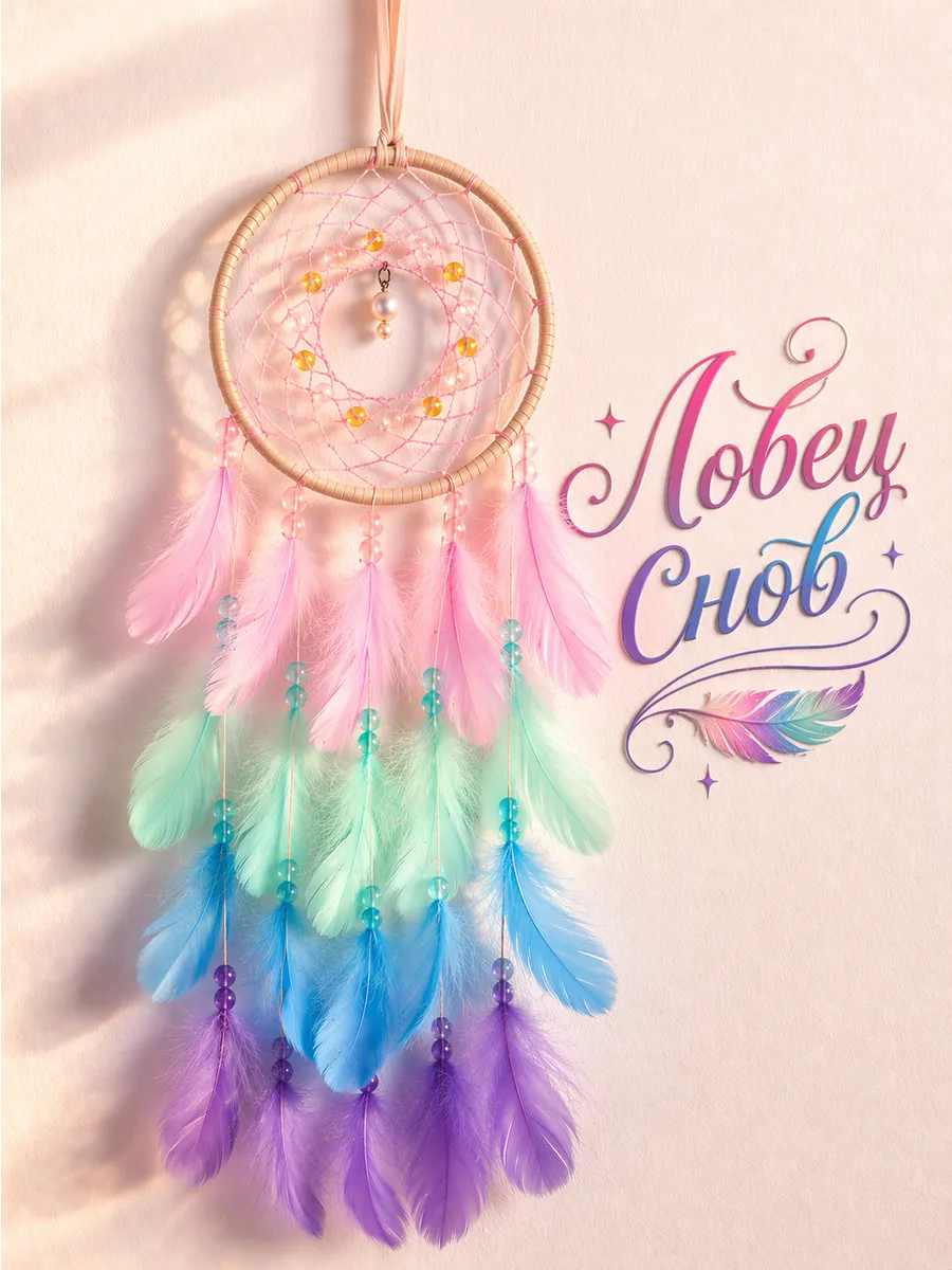 Ловец снов большой детский на стену