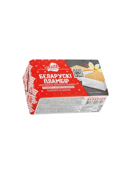 Milk Republic Мороженое Брикет на вафлях 100 грамм, вариант, фото 3