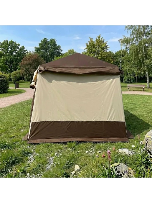 GOODSTORAGE Шатер для дачи кемпинга, красный, фото 4