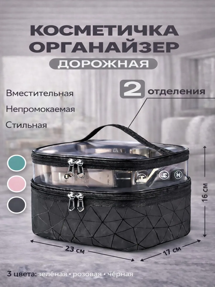 Косметичка органайзер дорожная для женщин и мужчин