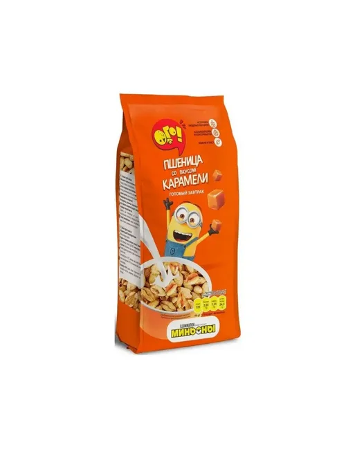 ОГО! Готовый Завтрак Воздушная Пшеница Вкус Карамели 150г, 150 г, фото 2