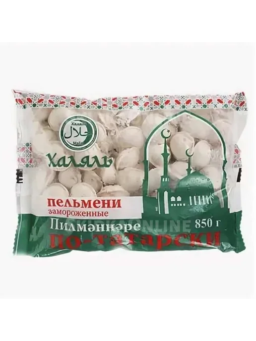 КАЗАН Пельмени по-татарски ХАЛЯЛЬ 850 гр, 850 г