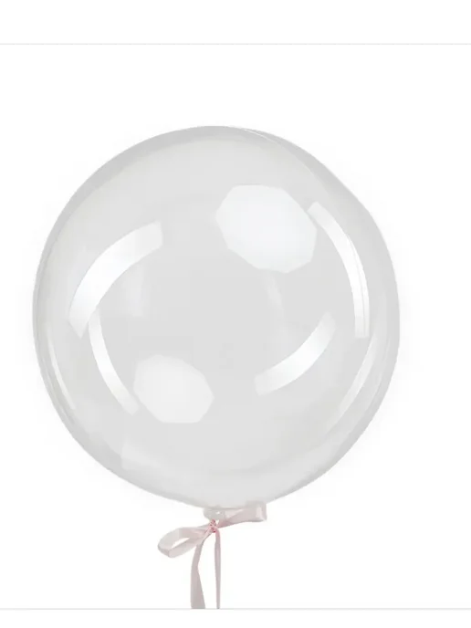 Шар фольгированный 24" Сфера 3D Deco Bubble Прозрачный Lalatime