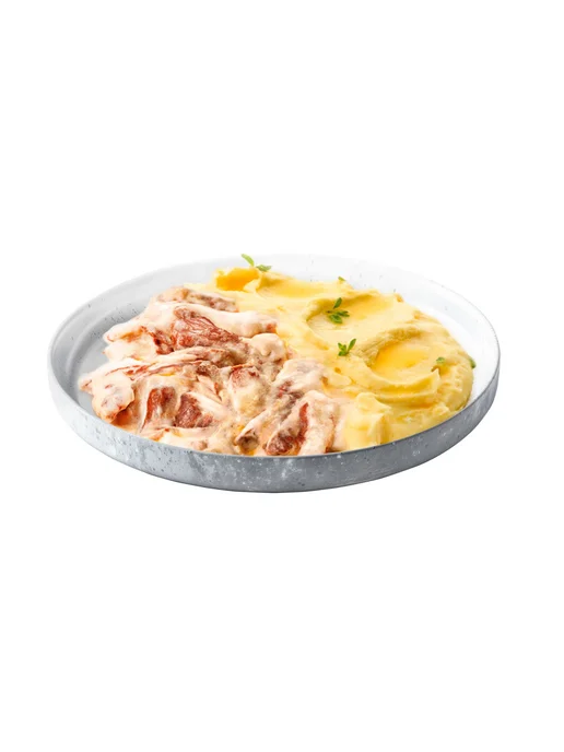 СытоЕдов Бефстроганов из говядины с картофельным пюре 320 гр, 320 г, фото 2