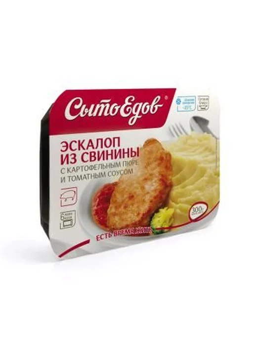СытоЕдов Эскалоп из свинины с томат.соусом 300 гр, 300 г