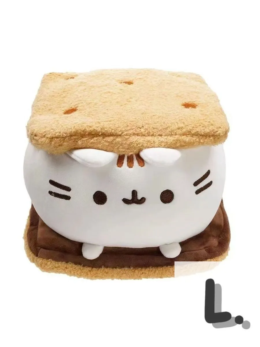 Мягкая игрушка Pusheen с мороженым, 15 см