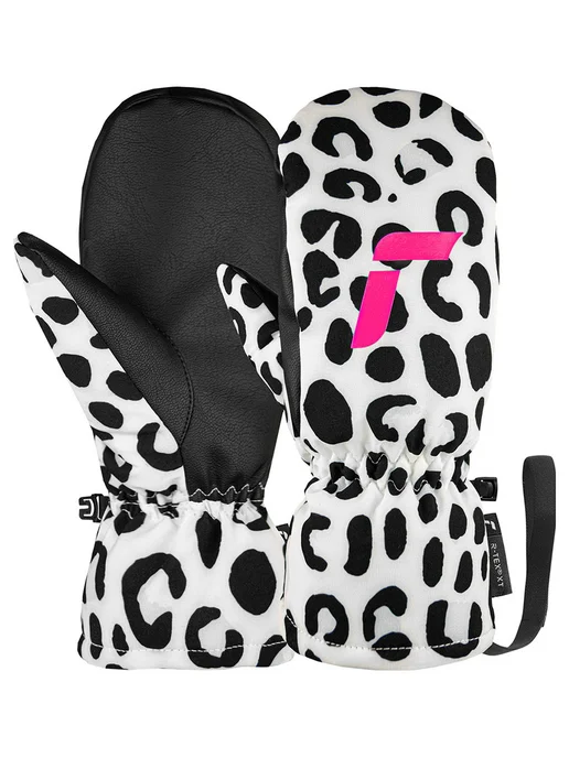 Reusch Варежки Carter White Grey Leopard, белый, фото 3