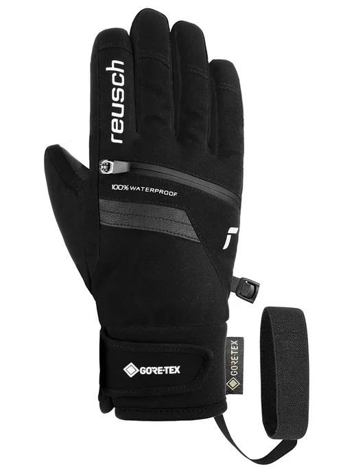 Reusch Перчатки Travis Black Silver, черный
