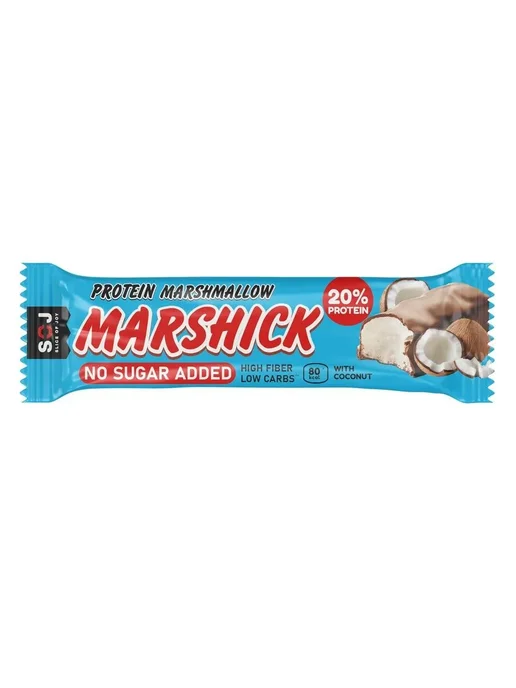 SOJ fit SOJ Маршмеллоу протеиновые батончики со вкусом кокоса, вариант, фото 4