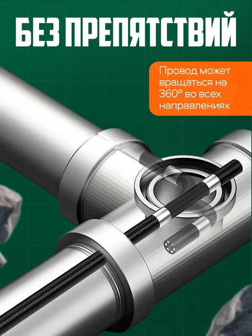 shotgun Вращающийся автомобильный эндоскоп с экраном HD 1920х1080P, черный, фото 7