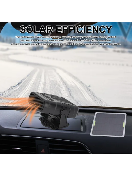 20W солнечный нагреватель для зимы, авто 12V 2A для Defroste, 20 Вт, фото 4