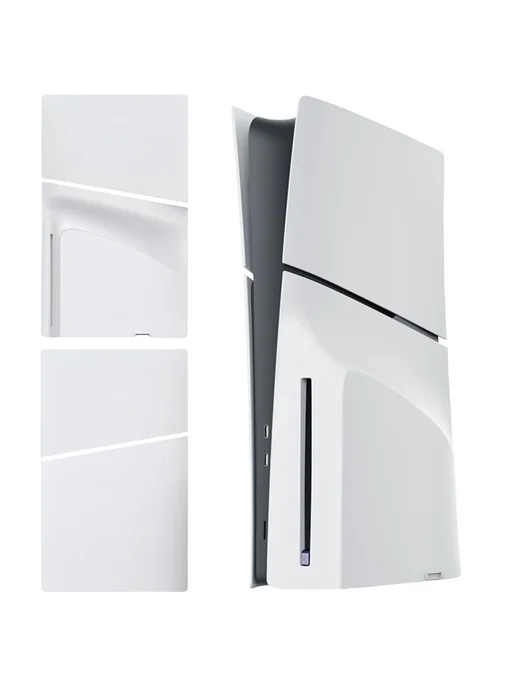Запасная боковая панель для PS5 Slim Disc, белая, белый, фото 4