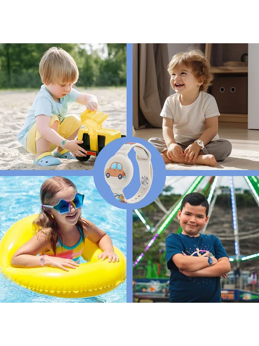 Милый силиконовый браслет для Kids с водонепроницаемым защит, вариант, фото 3