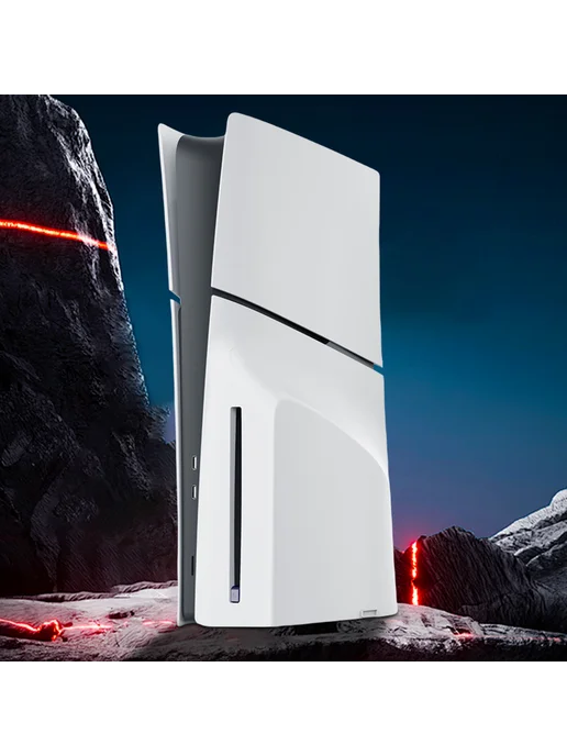 Фасады для PS5 Slim Disc, белый, заменяемые, белый