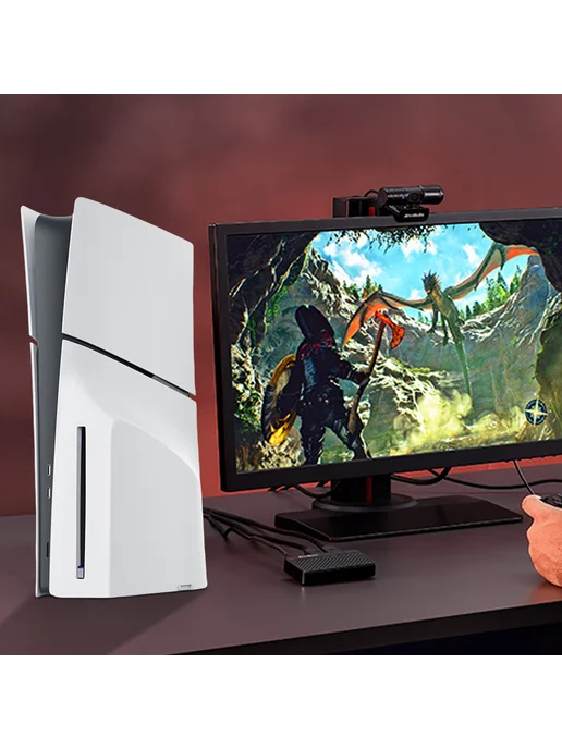 Фасады для PS5 Slim Disc, белый, заменяемые, белый, фото 4